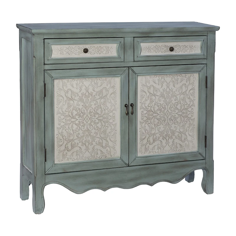 Linon Chemel 2-Drawer Console Table