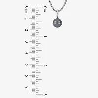 Black Tahitian Pearl Drop Pendant Necklace