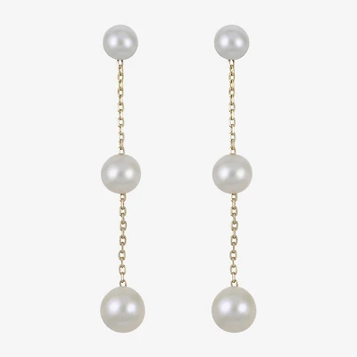 Cultured Freshwater Pearl Sterling Silver Earrings