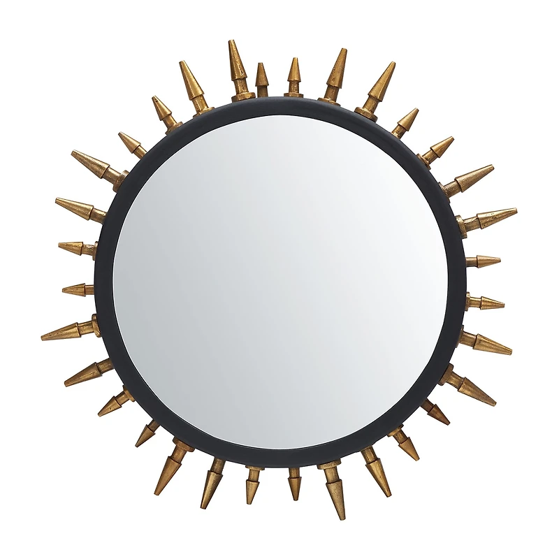 Safavieh 20" X 20" Gold Sunburst Ceinth Wall Mount Sunburst Wall Mirror