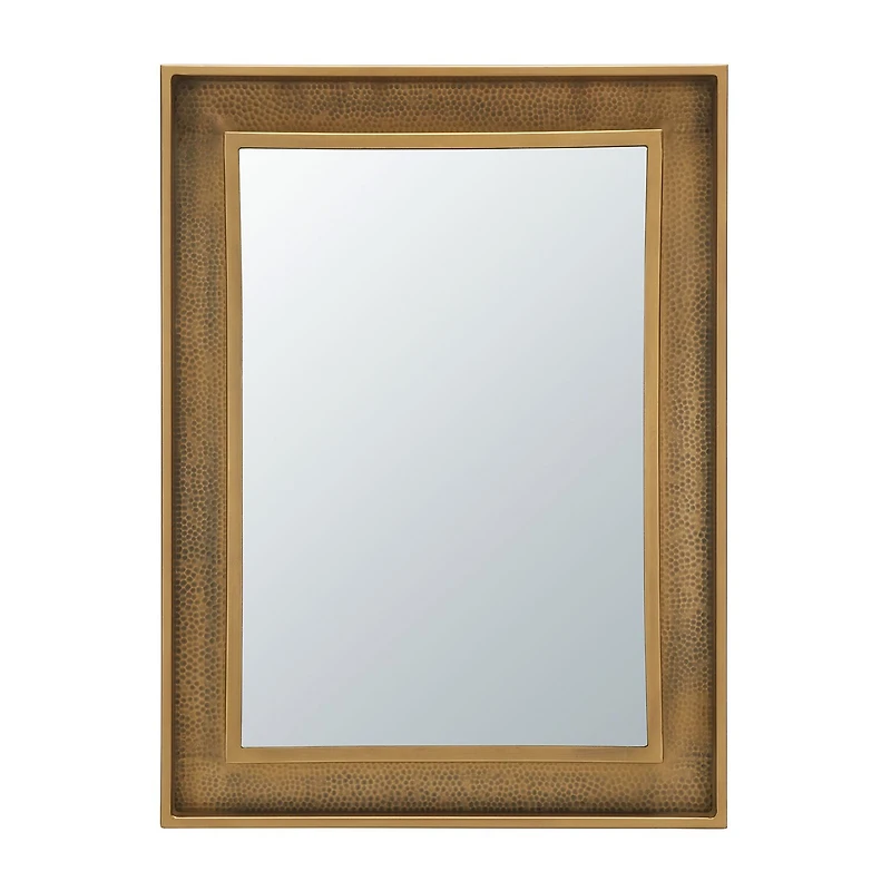 Safavieh 23.5" X 31.5" Gold Lavanya Wall Mount Rectangular Wall Mirror