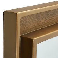Safavieh 23.5" X 31.5" Gold Lavanya Wall Mount Rectangular Wall Mirror