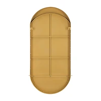 Safavieh 18.25" X 36" Gold Wessley Wall Mount Wall Mirror