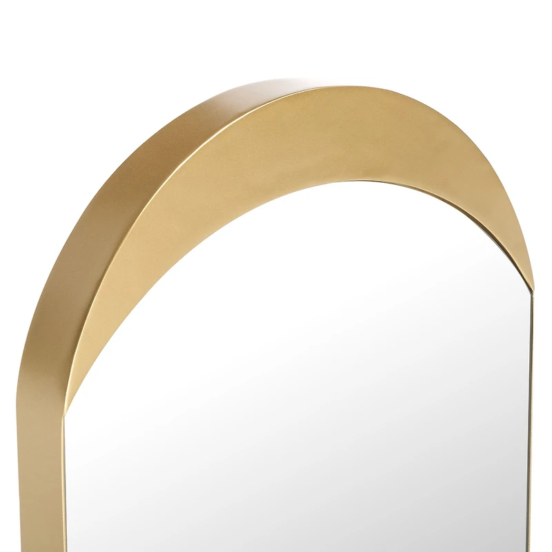 Safavieh 18.25" X 36" Gold Wessley Wall Mount Wall Mirror