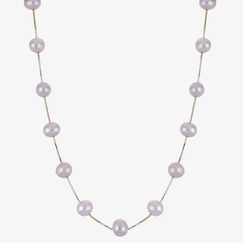 Womens Pink 17 Inch Strand Necklace