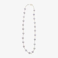 Womens Pink 17 Inch Strand Necklace