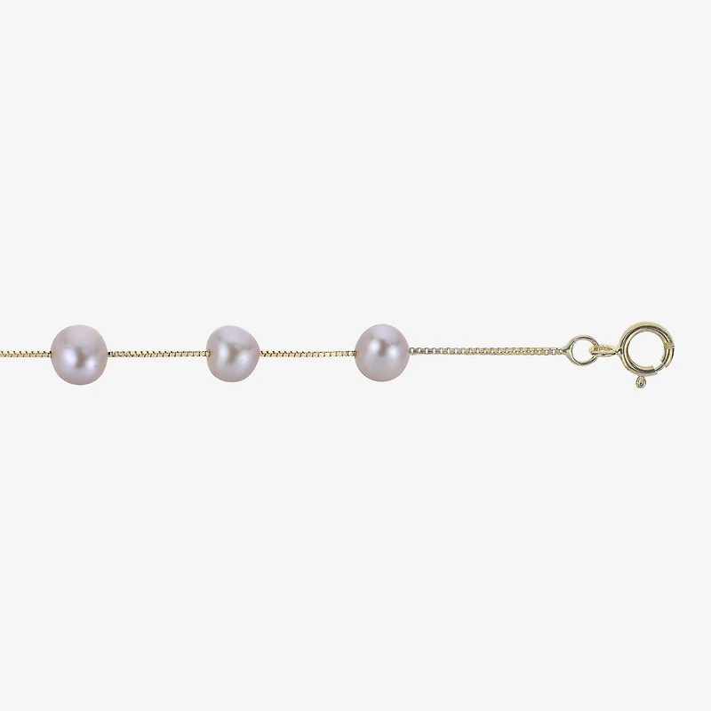 Womens Pink 17 Inch Strand Necklace