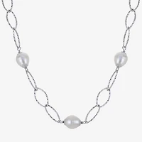8.5-9Mm Cultured Freshwater Pearl Sterling Silver Necklace