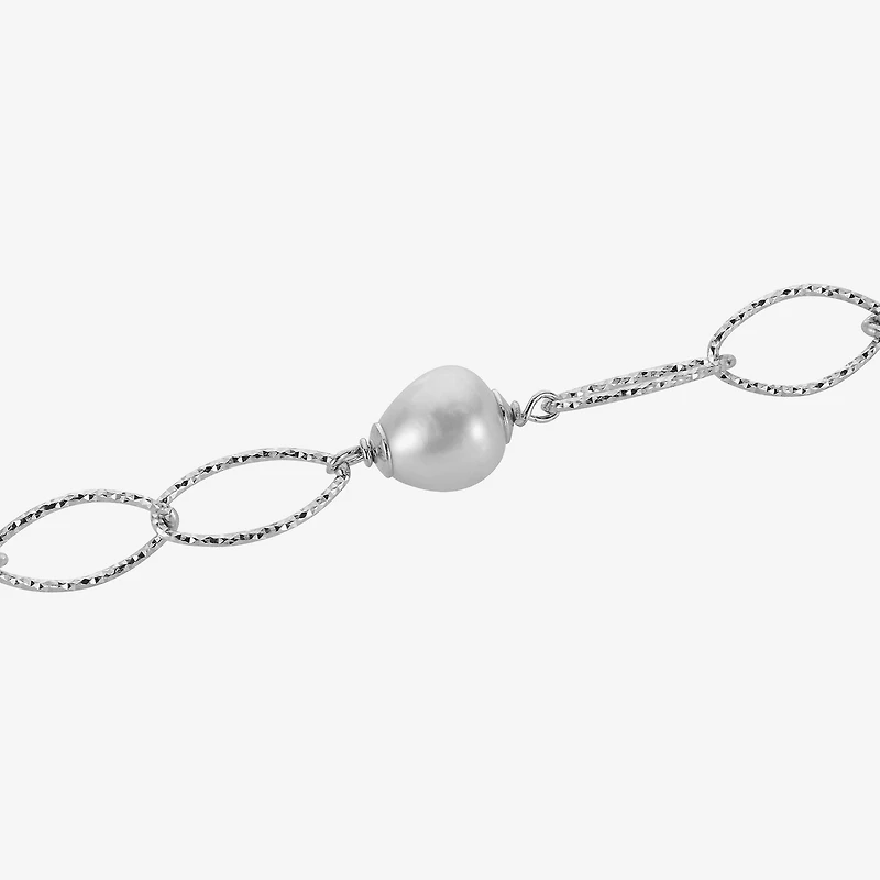 8.5-9Mm Cultured Freshwater Pearl Sterling Silver Necklace