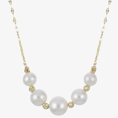 Womens White Inch Strand Necklace