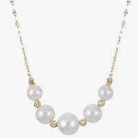 Womens White Inch Strand Necklace