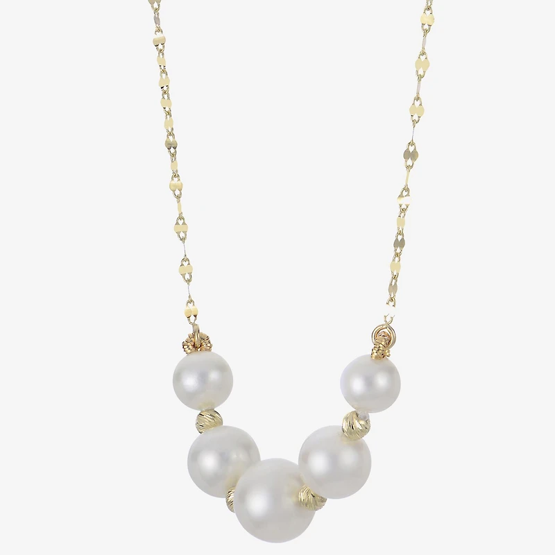 Womens White Inch Strand Necklace