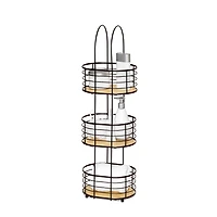 Popular Bath Norwood 3 Tier Spa Tower Round Bathroom Organizer