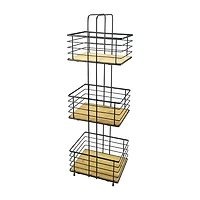 Popular Bath Norwood 3tier Spa Tower Sqaure Bathroom Organizer