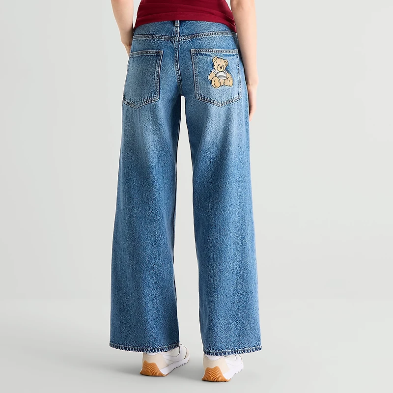 Arizona Womens Juniors Baggy Fit Jean