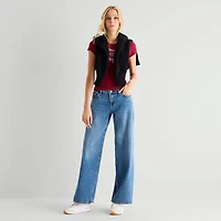 Arizona Womens Juniors Baggy Fit Jean