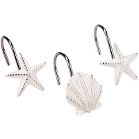 Avanti Sequin Shell Shower Curtain Hooks
