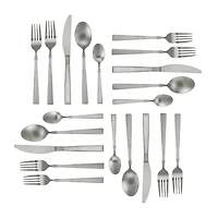 MegaChef Cravat 20-pc. 18/10 Stainless Steel Flatware Set