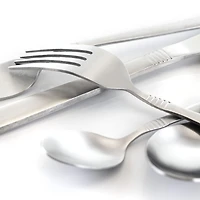 MegaChef Cravat 20-pc. 18/10 Stainless Steel Flatware Set