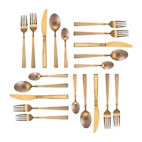 MegaChef Cravat 20-pc. 18/10 Stainless Steel Flatware Set
