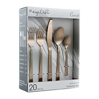 MegaChef Cravat 20-pc. 18/10 Stainless Steel Flatware Set