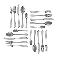 MegaChef Gibbous 20-pc. 18/10 Stainless Steel Flatware Set