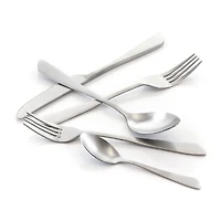 MegaChef Gibbous 20-pc. 18/10 Stainless Steel Flatware Set