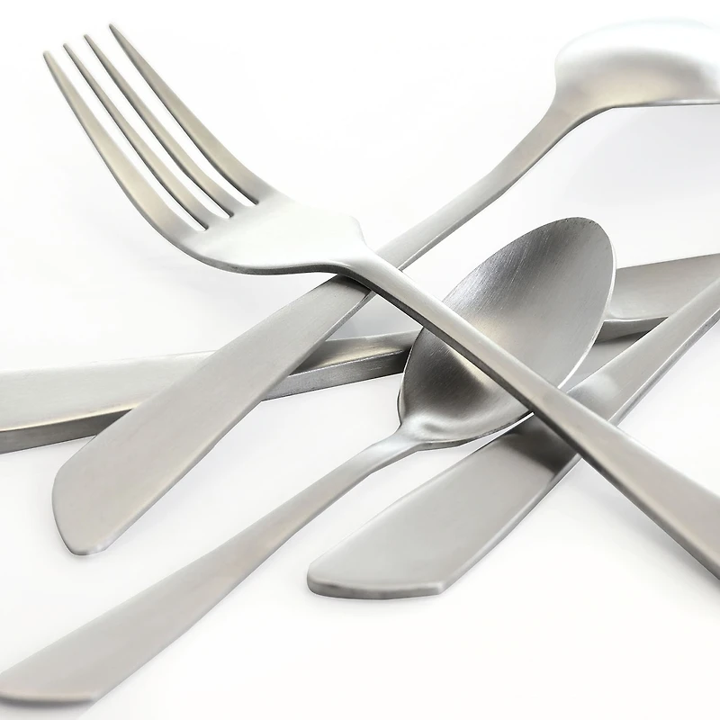 MegaChef Gibbous 20-pc. 18/10 Stainless Steel Flatware Set