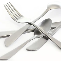 MegaChef Gibbous 20-pc. 18/10 Stainless Steel Flatware Set
