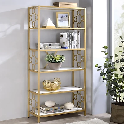 Furniture of America™ Sheene Home Office Collection 5-Shelf Bookcase