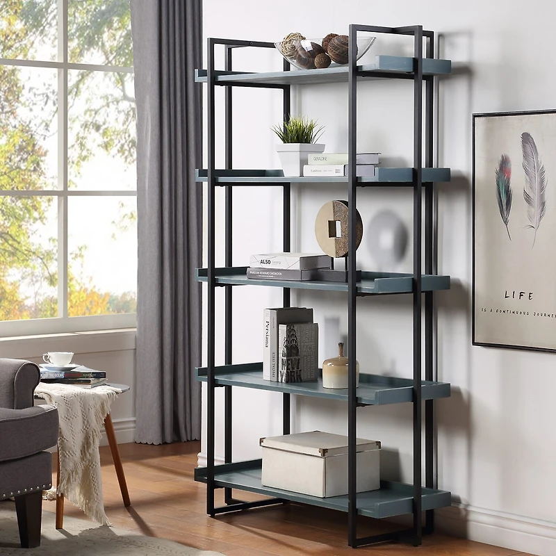 Furniture of America™ Lackomb Home Office Collection 5-Shelf Bookcase