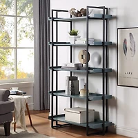 Furniture of America™ Lackomb Home Office Collection 5-Shelf Bookcase