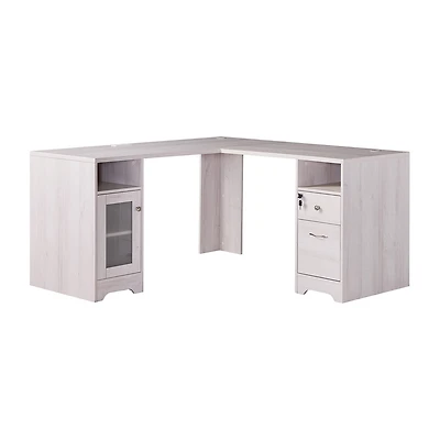 L-Shaped Storage Home Office Desk