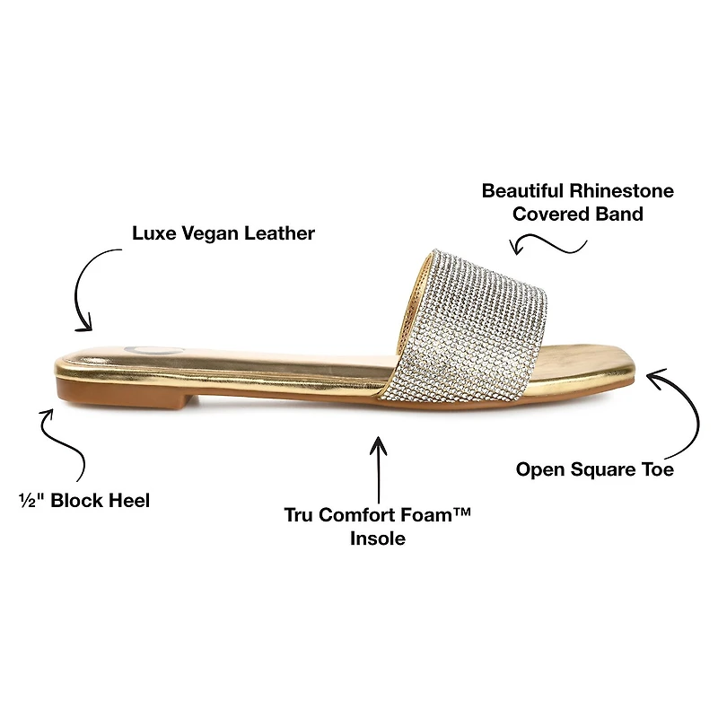 Journee Collection Womens Grayce Slide Sandals