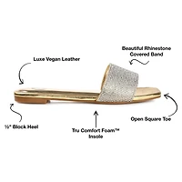 Journee Collection Womens Grayce Slide Sandals
