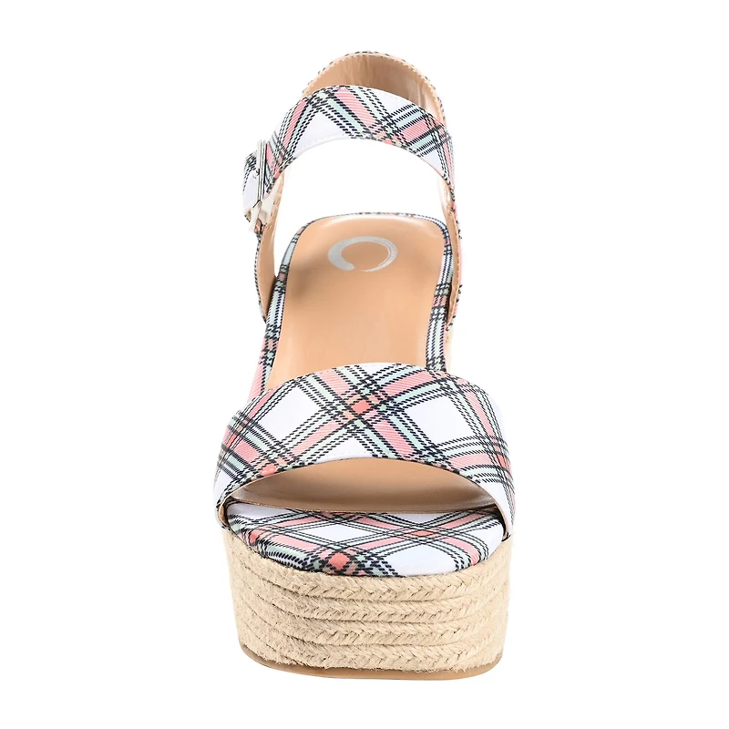 Journee Collection Womens Pearrl Wedge Sandals