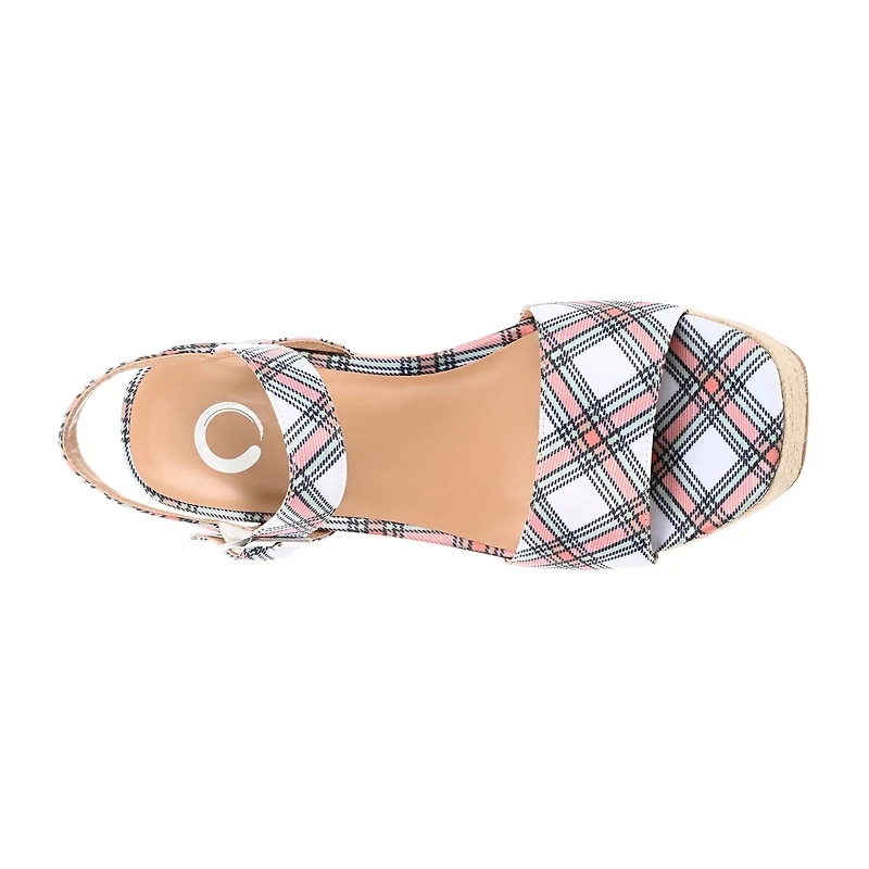 Journee Collection Womens Pearrl Wedge Sandals