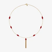 Monet Jewelry Tassel Womens 31 Inch Strand Necklace