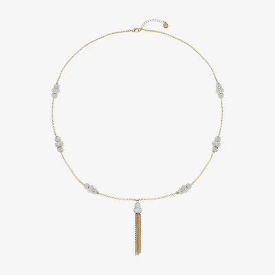 Monet Jewelry Tassel Womens 31 Inch Strand Necklace