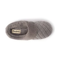 Dearfoams Libby Quilted Terry Womens Memory Foam Clog Slippers