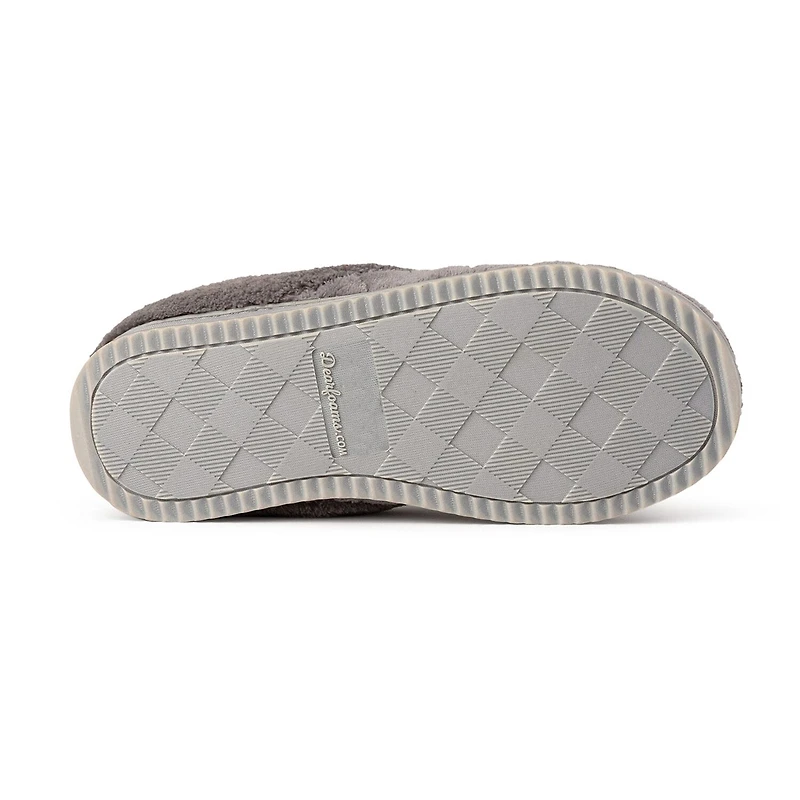 Dearfoams Libby Quilted Terry Womens Memory Foam Clog Slippers