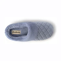 Dearfoams Libby Quilted Terry Womens Memory Foam Clog Slippers