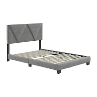 VECTOR FULL UPHOLSTERED PLATFORM BED