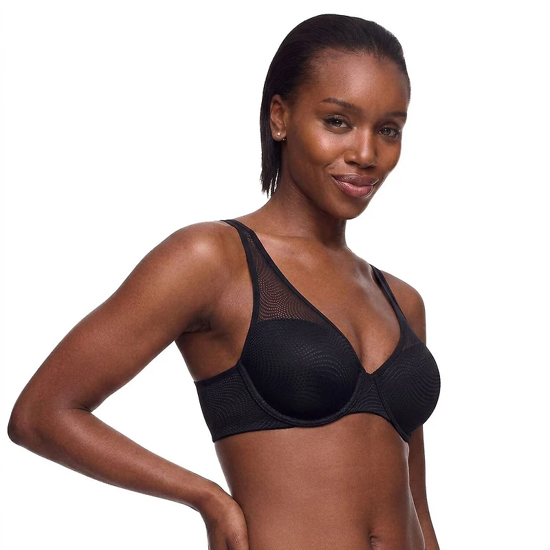 Warners Signature Support Dot Mesh Bra - WRW263PU07