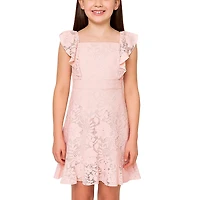 Lilt Big Kid Girls Short Sleeve A-Line Dress