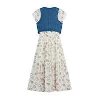 Byer California Girls Flutter Midi 2-pc. Dress Set