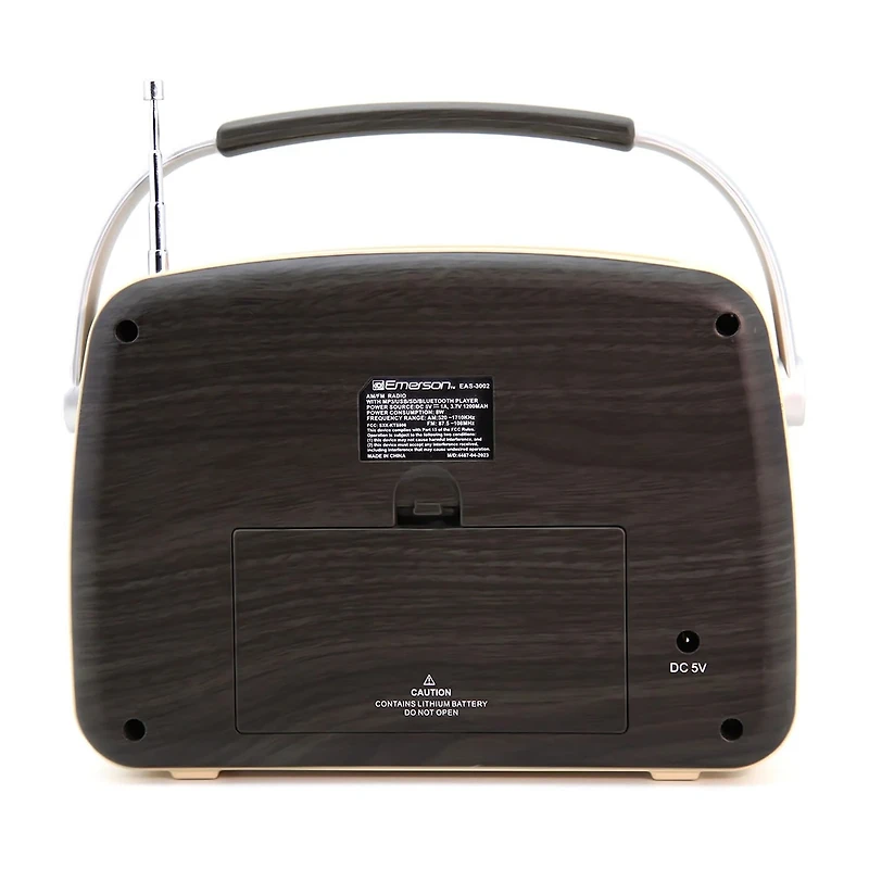 Emerson retro am/FM Radio with Bluetooth Compatible