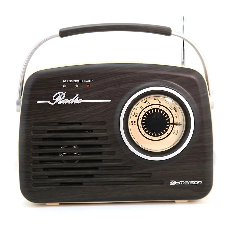 Emerson retro am/FM Radio with Bluetooth Compatible