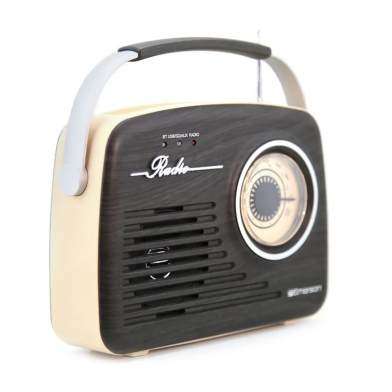 Emerson retro am/FM Radio with Bluetooth Compatible