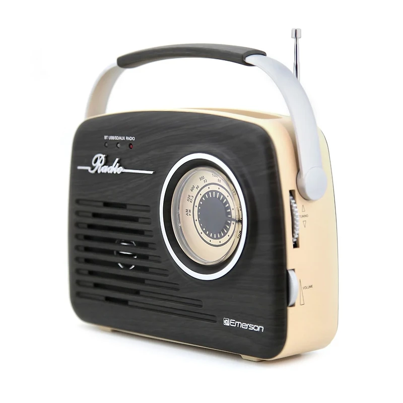 Emerson retro am/FM Radio with Bluetooth Compatible